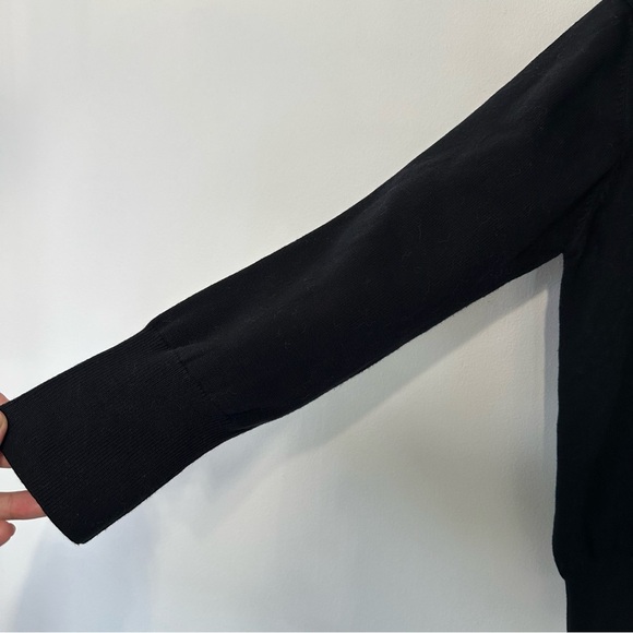 LUCCA Crew Neck Sweater with ruffle sleeve - Picture 4 of 7